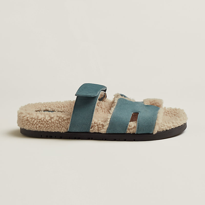 Hermes hot sale fur sandals